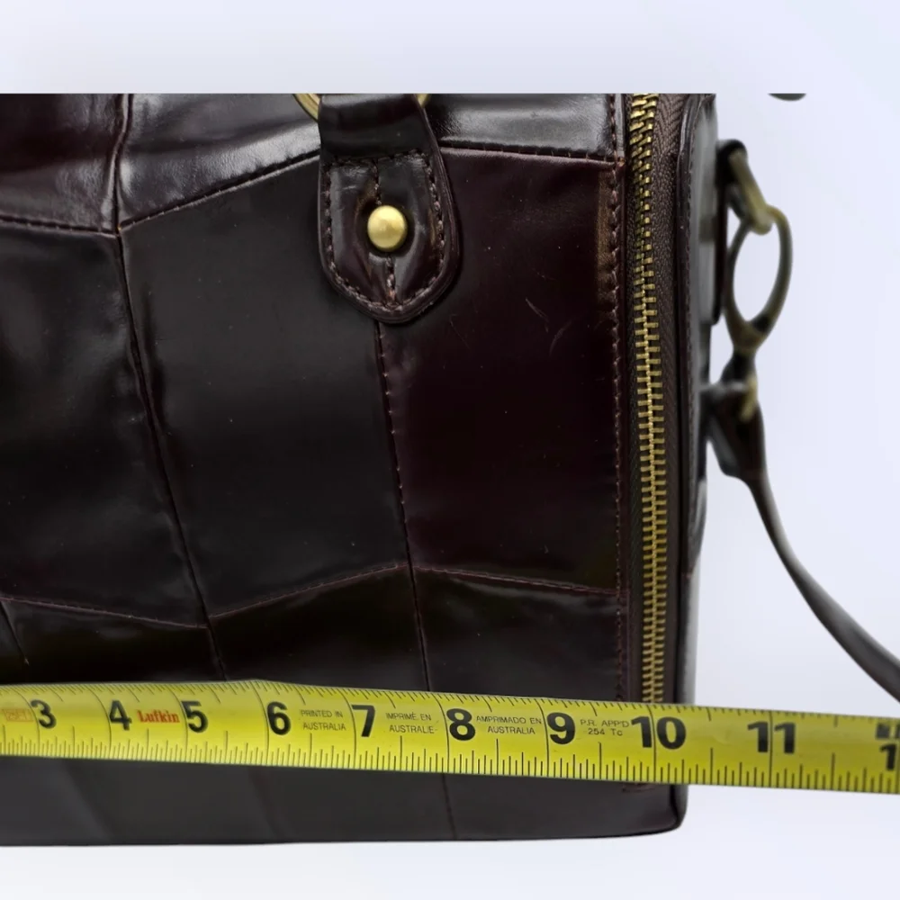 Cobbler Legend Brown Leather Bag Crossbody Satchel Organizer Purse - Picture 12 of 16